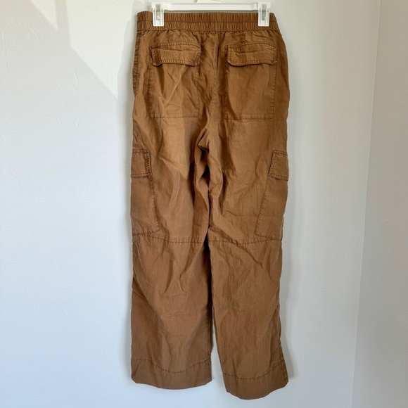 Vince Mid Rise Fluid Cargo Trouser in Nile Size 8 - Picture 7 of 8